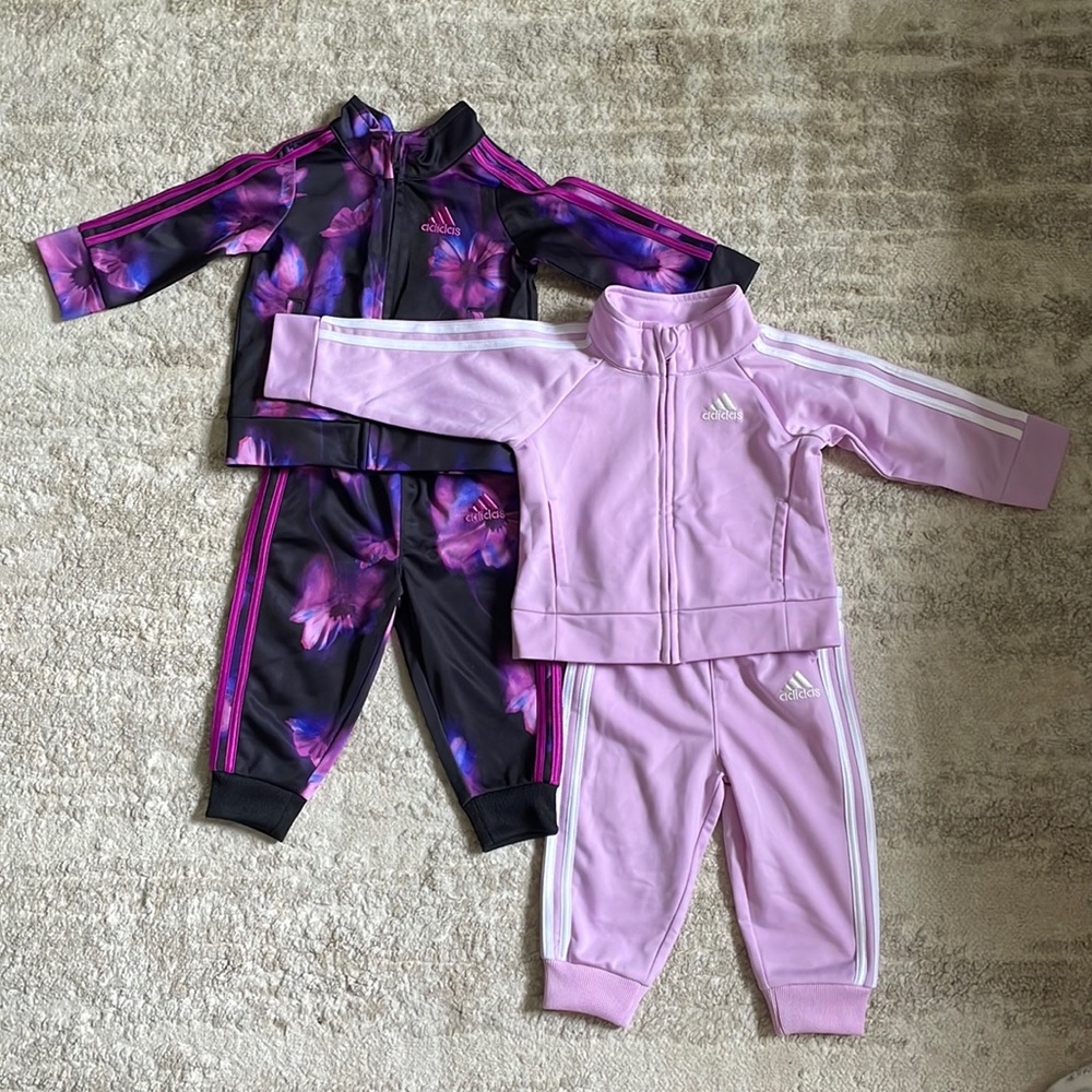 Set of adidas Matching Tracksuit Sets 3-6 month